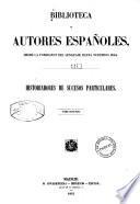 Historiadores de sucesos particulares