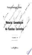 Historial genealógico de familias caroreñas