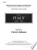 Historical Organ Techniques and Repertoire: Italy, 1650-1725