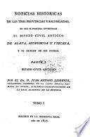 Historicas de las tres Provincias Vascongadas