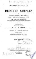 Historie naturelle des drogues simples ou cours d'histoire naturelle