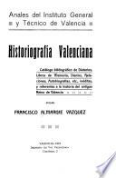 Historiografía valenciana