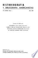 Historiografía y bibliografía americanista
