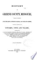 History of Greene County, Missouri