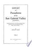 History of Pasadena and the San Gabriel Valley, California