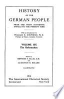 History of the German People from the First Authentic Annals to the Present Time