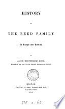 History of the Reed Family in Europe and America
