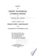 History of Trinity Evangelical Lutheran Church of Newport News, Virginia
