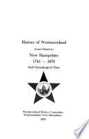 History of Westmoreland (Great Meadow) New Hampshire