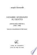 Hombre aferrado al viento