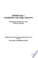 Homenaje a Clemente Vizcarra Franco