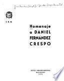 Homenaje a Daniel Fernández Crespo