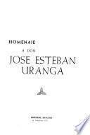 Homenaje a don José Esteban Uranga