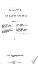Homenaje a don Ramón Carande
