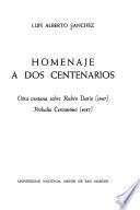 Homenaje a dos centenarios