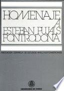 Homenaje a Esteban Pujals Fontrodona