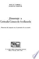 Homenaje a Gertrudis Gómez de Avellaneda