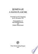 Homenaje a Hans Flasche
