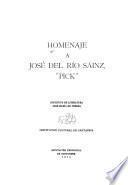 Homenaje a José del Río Sáinz Pick.