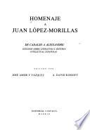 Homenaje a Juan López-Morillas
