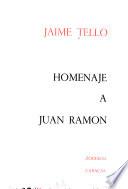 Homenaje a Juan Ramón
