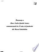 Homenaje a Mons. Carlos Gericke Suárez conmemorando los 14 años de fundación del Museo Catedralicio