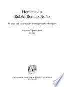 Homenaje a Rubén Bonifaz Nuño