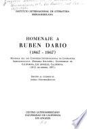 Homenaje a Rubén Darío (1867-1967)