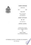 Homenaje a Rubén Darío en el primer centenario de su nacimiento, 1867-1967