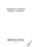 Homenaje al Cardenal Enrique y Tarancón