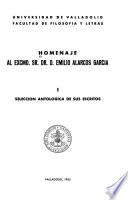 Homenaje al Excmo. Sr. Dr. D. Emilio Alarcos García