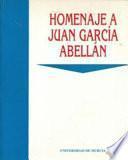 Homenaje al profesor Juan García Abellán