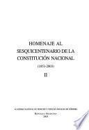 Homenaje al sesquicentenario de la Constitución Nacional (1853-2003).