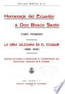 Homenaje del Ecuador a don Bosco, santo ...