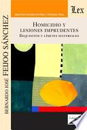 Homicidio y lesiones imprudentes