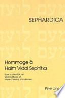 Hommage à Haïm Vidal Sephiha