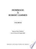 Hommage à Robert Jammes