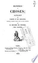 Hommes et choses