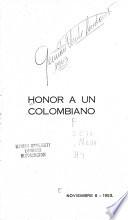 Honor a un colombiano