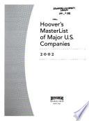 Hoover's MasterList of Major U. S. Companies, 2002