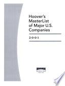 Hoovers Masterlist Major-2001