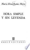 Hora simple y sin leyenda