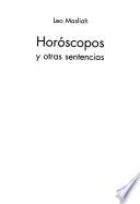 Horóscopos y otras sentencias