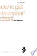 How to Get a European Patent