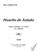 Huacho de antaño, apuntes publicados en el diario La Verdad.