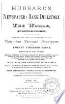 Hubbard's Newspaper and Bank Directory of the World