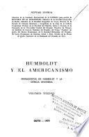 Humbolt y el americanismo
