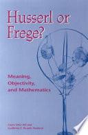 Husserl Or Frege?