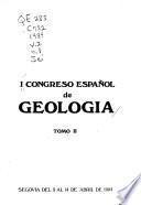 I Congreso Español de Geología