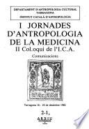 I jornades d'antropologia de la medicina